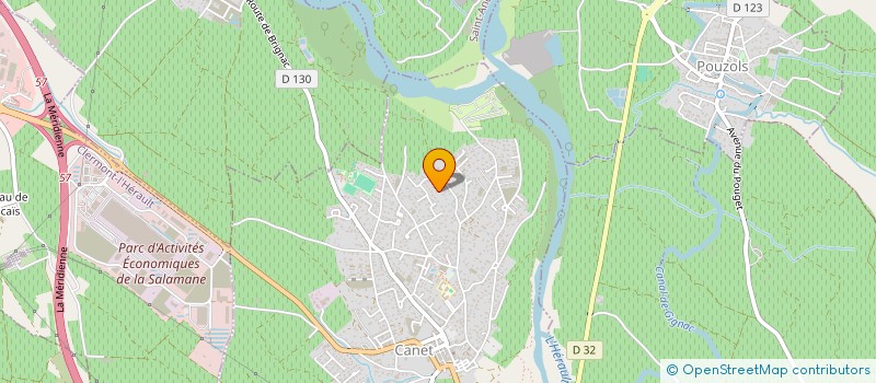 localisation de l'entreprise SCI ROSELEA  CANET