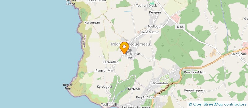 localisation de l'entreprise SCI ROSELEY  PLOUMILLIAU