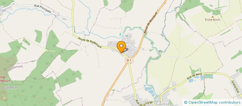 localisation de l'entreprise SCI ROSELINE  FIXEM