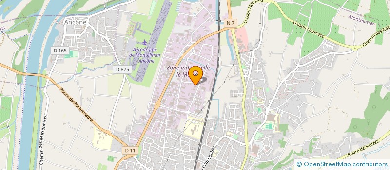 localisation de l'entreprise SCI ROSELLO à MONTELIMAR