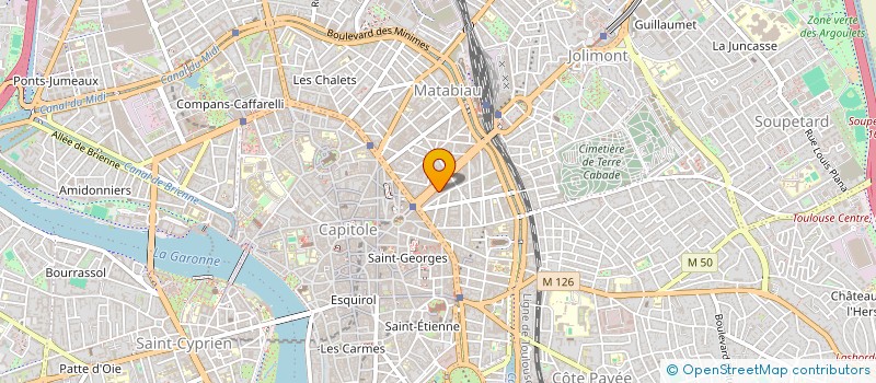 localisation de l'entreprise SCI ROSELYNE  TOULOUSE