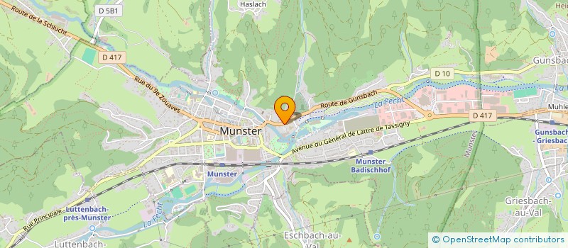 localisation de l'entreprise SCI ROSEMA  MUNSTER