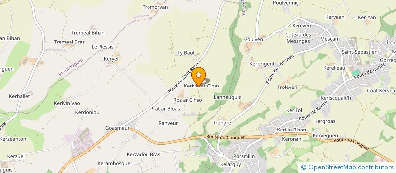 localisation de l'entreprise SCI ROSEMARIE RAEL  PLOUGONVELIN