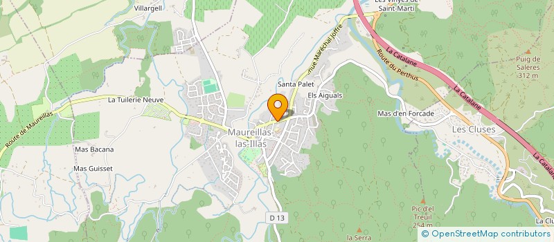 localisation de l'entreprise SCI ROSEMARY  MAUREILLAS-LAS-ILLAS