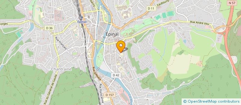 localisation de l'entreprise SCI ROSEMILE à EPINAL