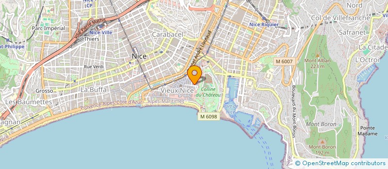 localisation de l'entreprise SCI ROSEMONT à NICE