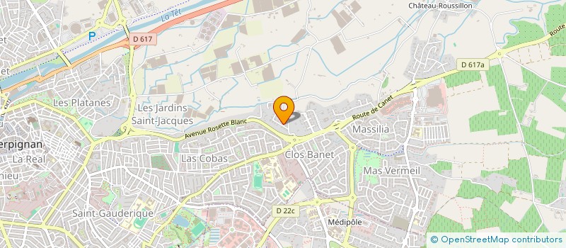 localisation de l'entreprise SCI ROSEMUNT  PERPIGNAN