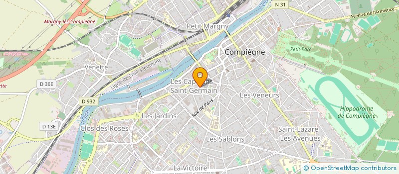 localisation de l'entreprise SCI ROSENATH 2  COMPIEGNE