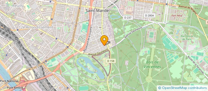 localisation de l'entreprise SCI ROSENFELD à SAINT-MANDE