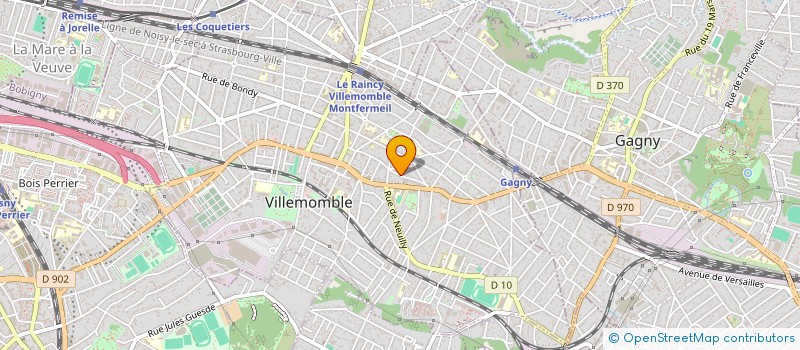 localisation de l'entreprise SCI ROSENTHAL CUPAK  VILLEMOMBLE