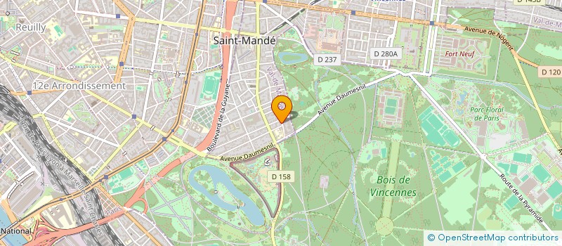 localisation de l'entreprise SCI ROSENWALD à SAINT-MANDE