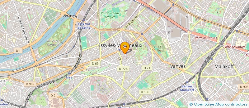 localisation de l'entreprise SCI ROSER SAMPEDRO à ISSY-LES-MOULINEAUX