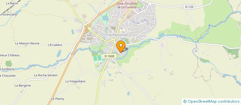 localisation de l'entreprise SCI ROSERAIE 2004  TREMENTINES