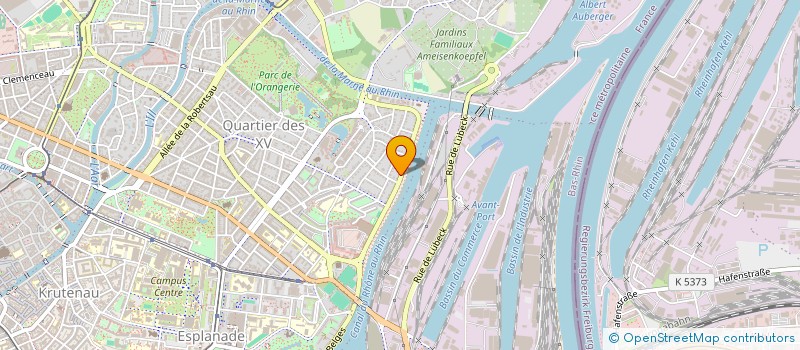 localisation de l'entreprise SCI ROSERAIE 2G  STRASBOURG