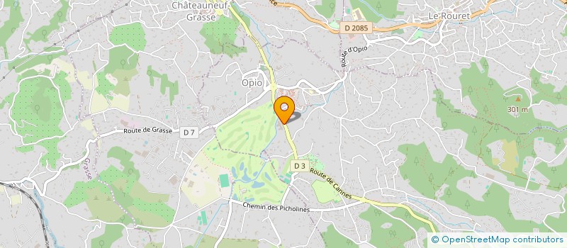 localisation de l'entreprise SCI ROSERAIE  LE ROURET