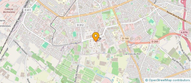 localisation de l'entreprise SCI ROSERAIE à ANGERS