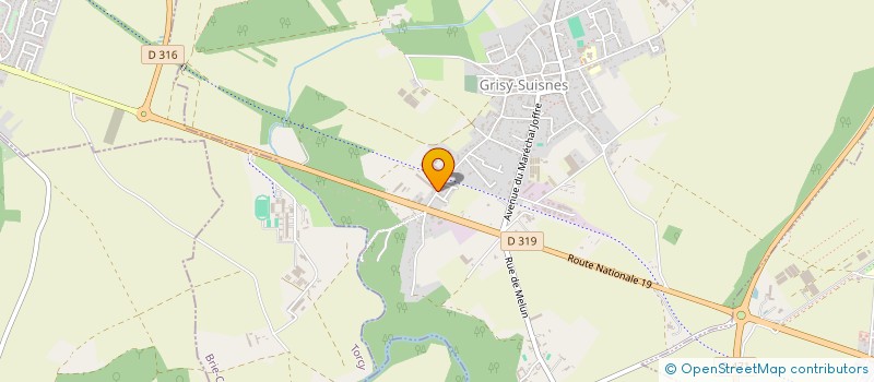 localisation de l'entreprise SCI ROSERAY  GRISY-SUISNES