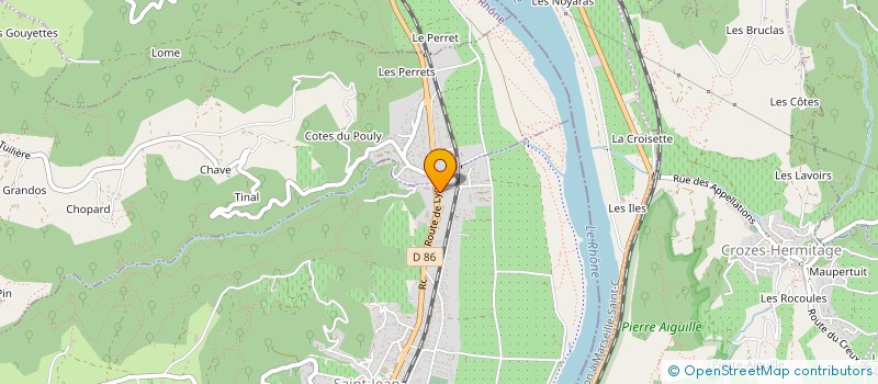 localisation de l'entreprise SCI ROSERON à SAINT-JEAN-DE-MUZOLS