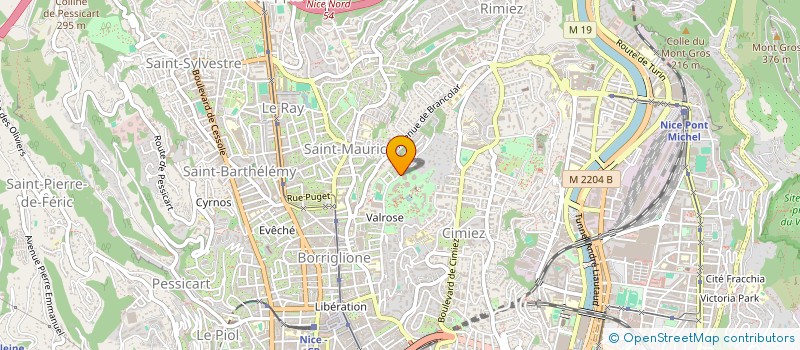localisation de l'entreprise SCI ROSES à NICE