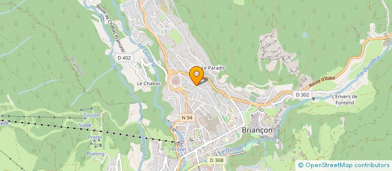 localisation de l'entreprise SCI ROSES DES ALPES à BRIANCON
