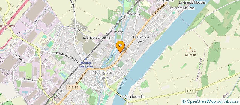 localisation de l'entreprise SCI ROSES LARRIVE  MEUNG-SUR-LOIRE