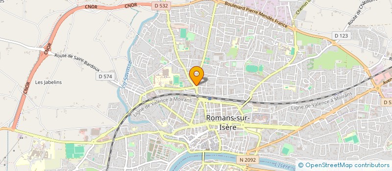 localisation de l'entreprise SCI ROSEUGE  MOURS-SAINT-EUSEBE