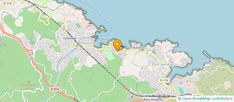 localisation de l'entreprise SCI ROSEVITA  COLLIOURE