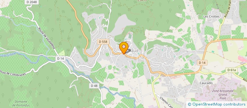 localisation de l'entreprise SCI ROSHAN à GRIMAUD