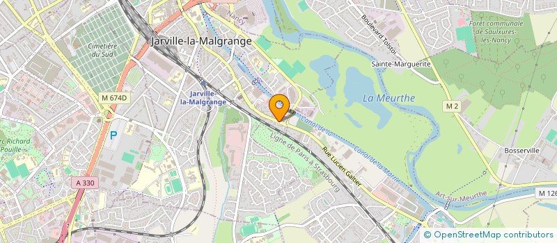 localisation de l'entreprise SCI ROSIE  JARVILLE-LA-MALGRANGE