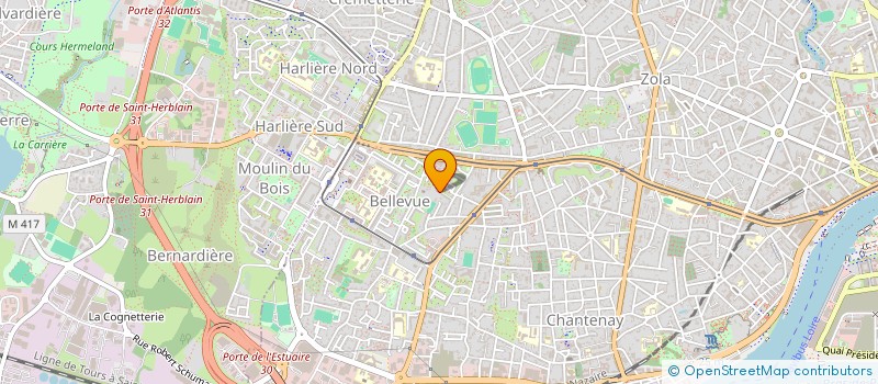 localisation de l'entreprise SCI ROSIE  NANTES