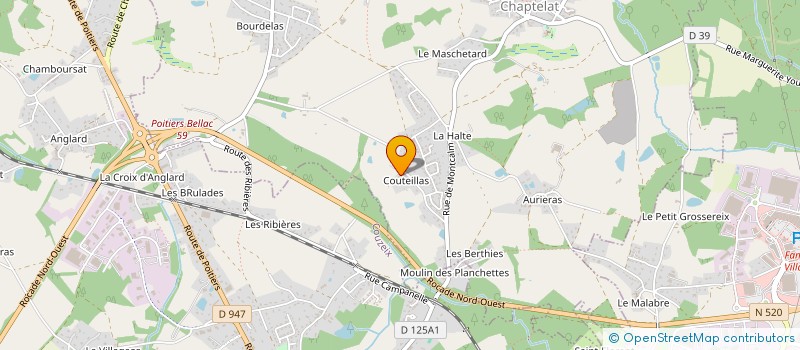 localisation de l'entreprise SCI ROSIE à CHAPTELAT