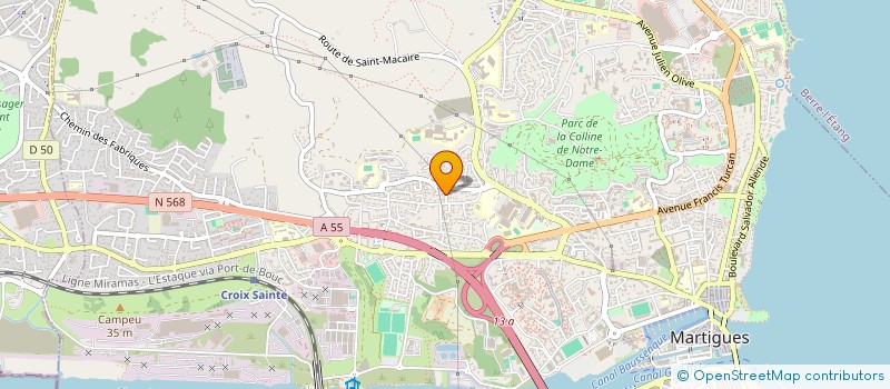 localisation de l'entreprise SCI ROSIER F & C  MARTIGUES