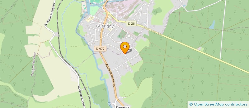 localisation de l'entreprise SCI ROSIER-ROLLAND à GUERIGNY
