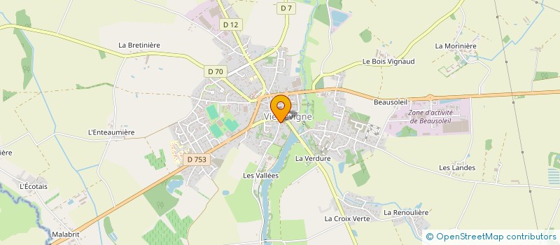 localisation de l'entreprise SCI ROSIERE D'ARTOIS  VIEILLEVIGNE