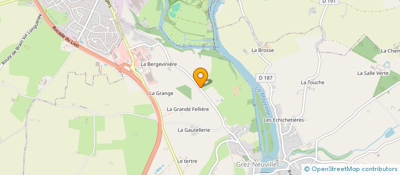 localisation de l'entreprise SCI ROSIHECIL à GREZ-NEUVILLE