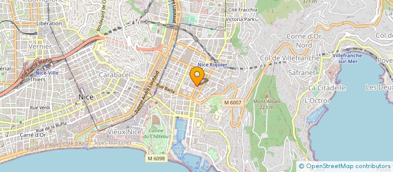 localisation de l'entreprise SCI ROSINA à NICE
