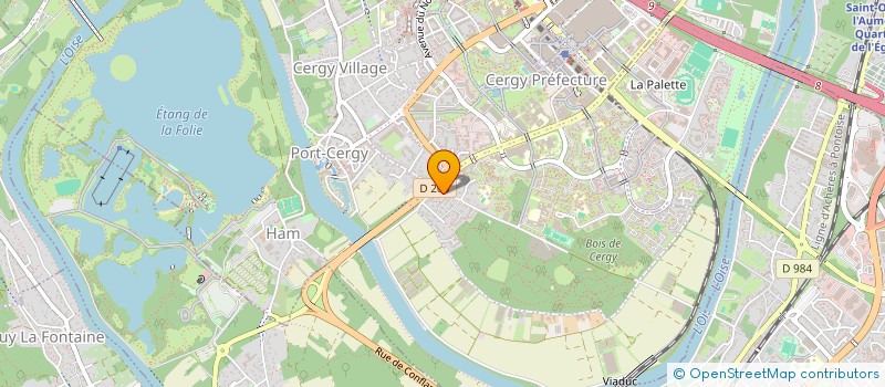 localisation de l'entreprise SCI ROSINE  CERGY