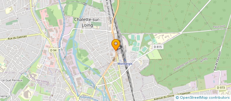 localisation de l'entreprise SCI ROSINE ET VICTOR à CHALETTE-SUR-LOING