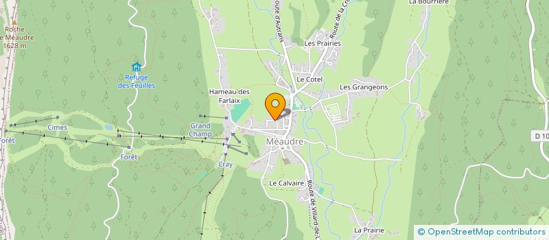 localisation de l'entreprise SCI ROSIO  AUTRANS-MEAUDRE EN VERCORS