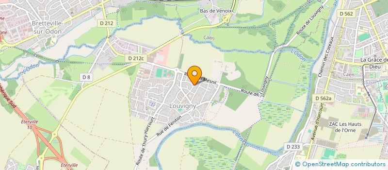 localisation de l'entreprise SCI ROSITWIN  LOUVIGNY