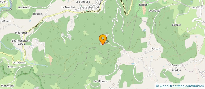 localisation de l'entreprise SCI ROSIUS & ROSIUS  LE CRESTET