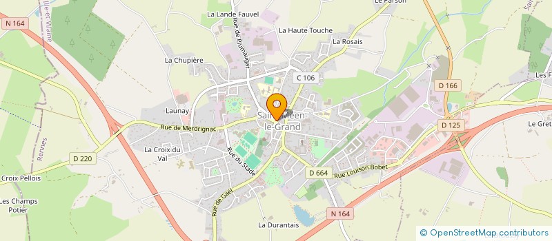 localisation de l'entreprise SCI ROSJAD  SAINT-MEEN-LE-GRAND