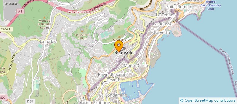 localisation de l'entreprise SCI ROSMAIO  BEAUSOLEIL