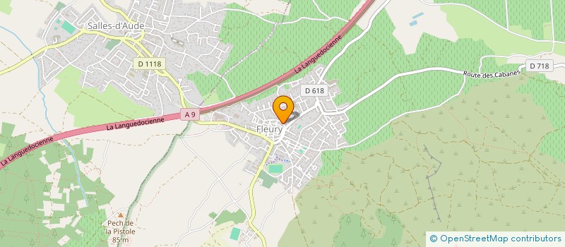 localisation de l'entreprise SCI ROSMEN  FLEURY