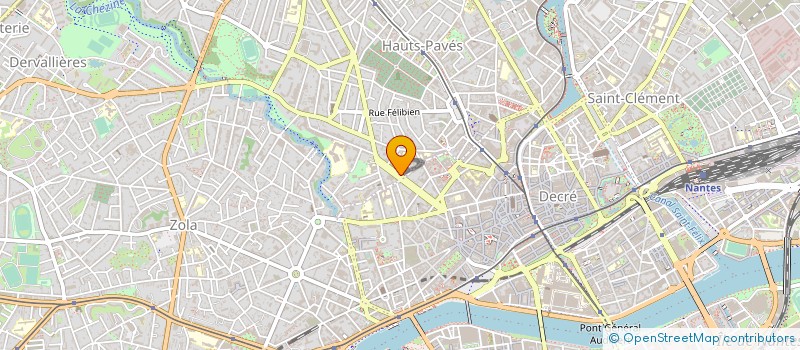 localisation de l'entreprise SCI ROSO à NANTES
