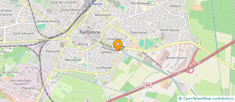 localisation de l'entreprise SCI ROSO à NARBONNE