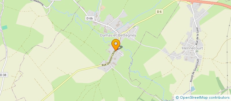 localisation de l'entreprise SCI ROSO  DAMAS-ET-BETTEGNEY