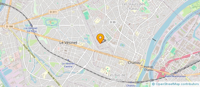 localisation de l'entreprise SCI ROSOFF  CHATOU