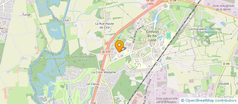 localisation de l'entreprise SCI ROSOLINO  BRUZ