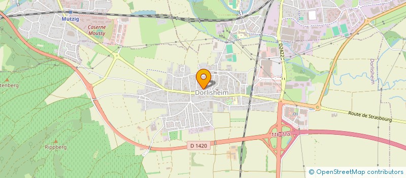 localisation de l'entreprise SCI ROSSADOT  DORLISHEIM